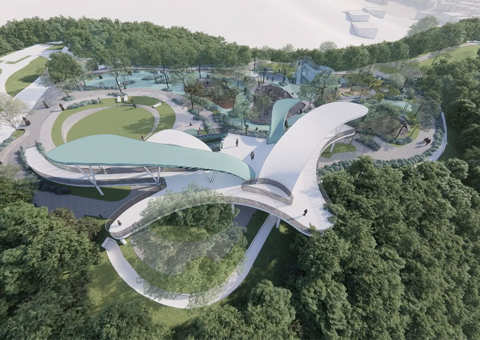 呼應 2025 台灣設計展在彰化！八卦山天空步道延伸、民族新村公園變身「天空遊戲場」